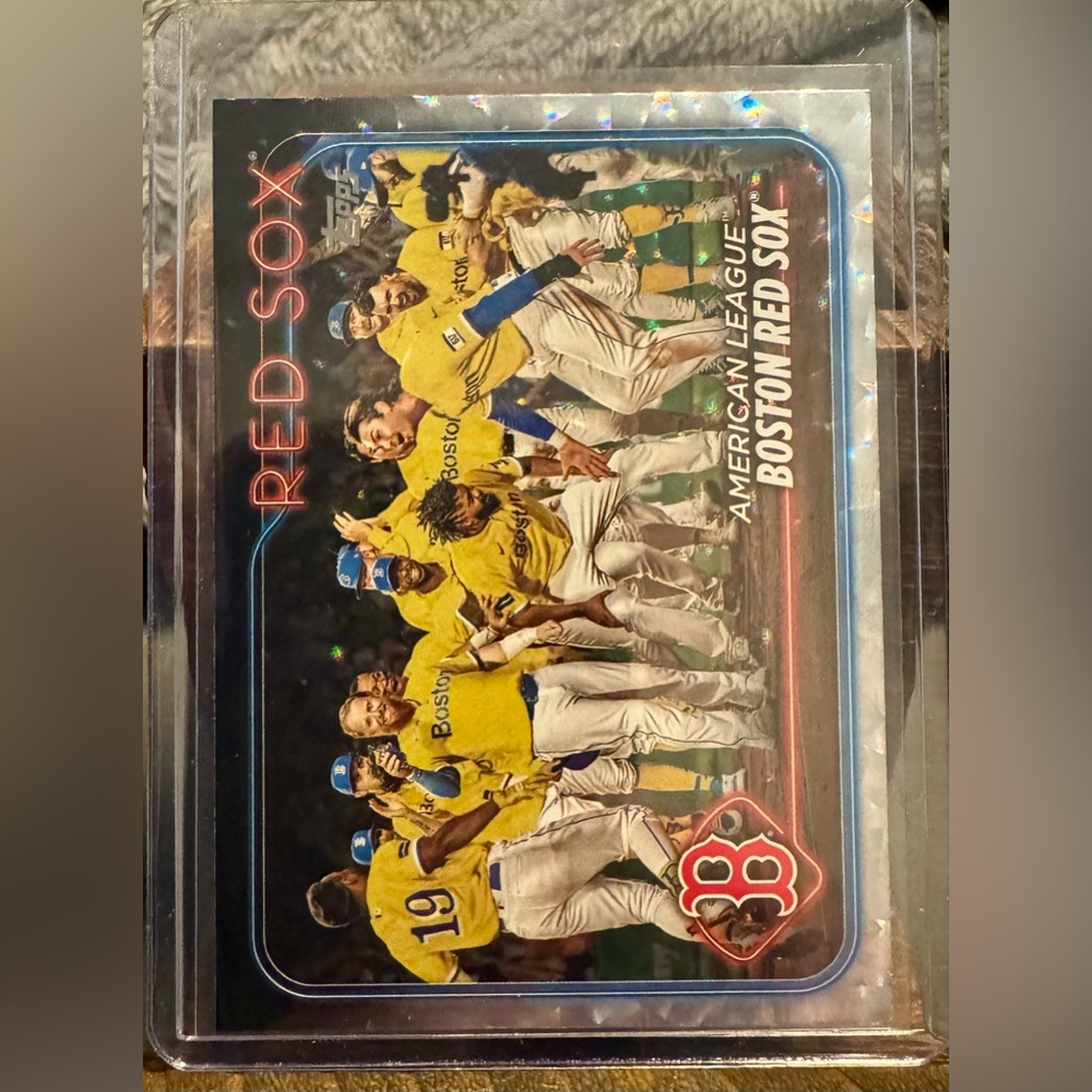 2024 Topps Foilboard Parallel - Boston Red Sox Team and Alex Verdugo Pair